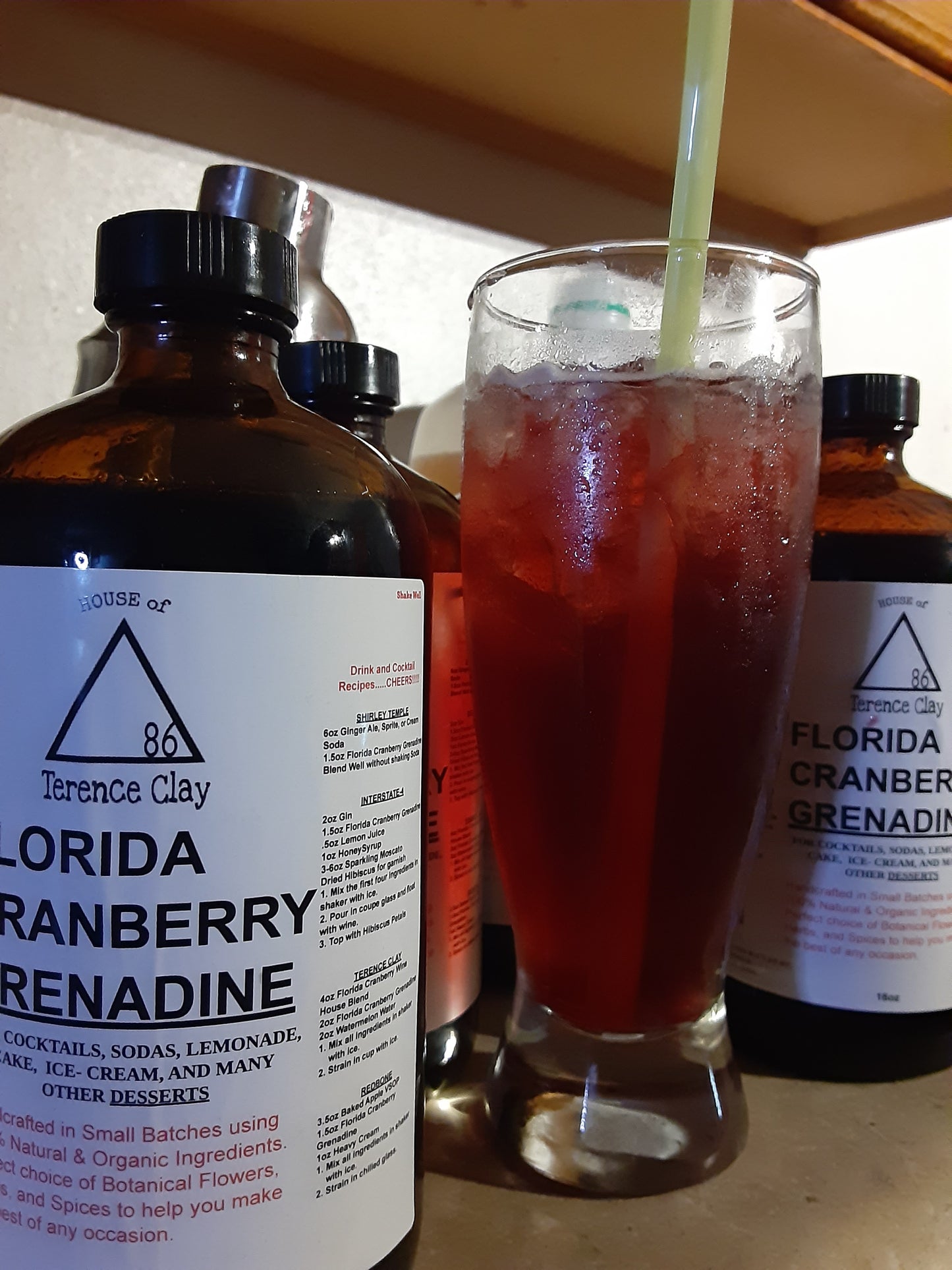 HOUSE of Terence Clay "FLORIDA CRANBERRY GRENADINE"