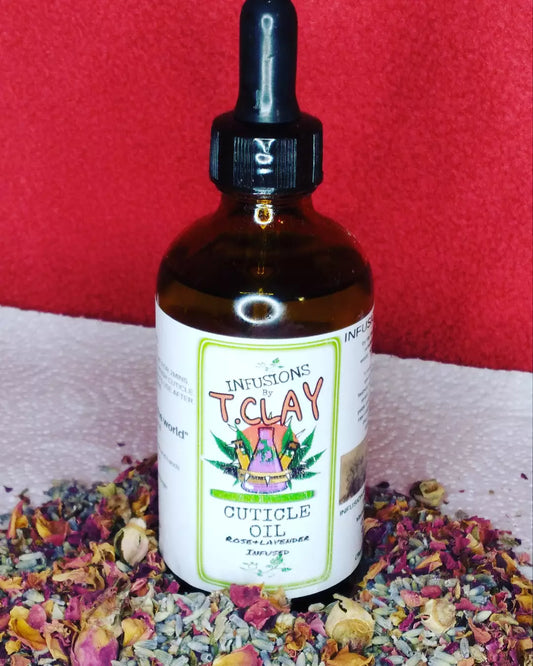 INFUSIONS by T. Clay "LAVENDER & ROSE" Infused Cuticle Oil