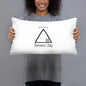 "HOUSE of Terence Clay logo" Bed/Breakfast Pillow - White