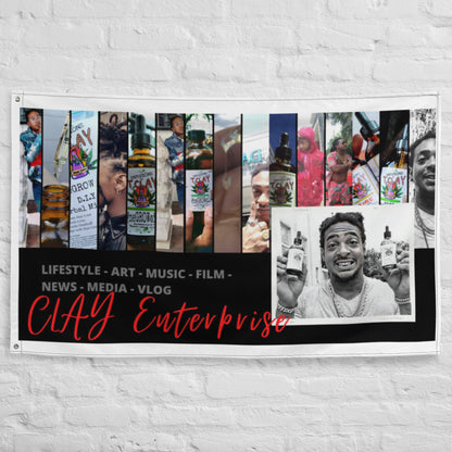 "CLAY Enterprise brand" Social Banner/Flag Memorabilia