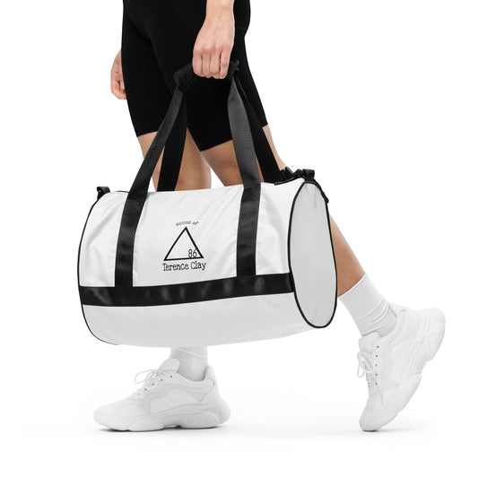 "HOUSE of Terence Clay logo" Travel Bag - White/Black