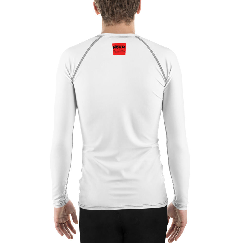 "HOUSE of Terence Clay logo" Men's Long-Sleeve Athletic Shirt - White