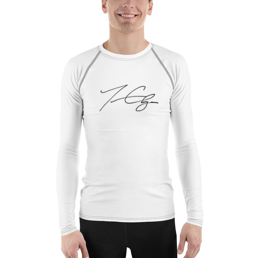 "HOUSE of Terence Clay signature" Men's Long-Sleeve Athletic Shirt - White