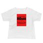 "HOUSE of Terence Clay large red-box Retro Look" Baby Tee