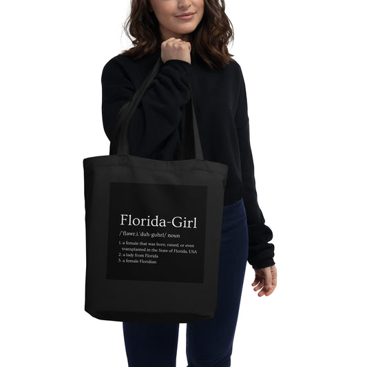 "Florida-Girl definition" Shopping-Bag - Black