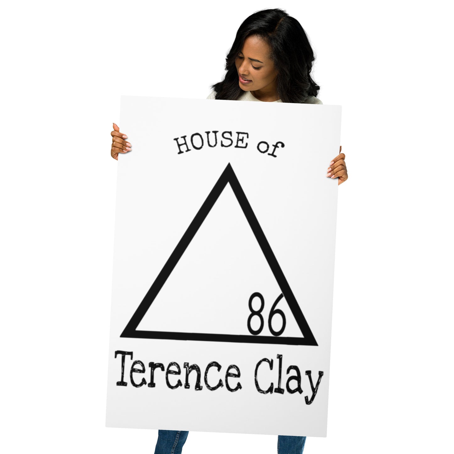 "HOUSE of Terence Clay logo" Metal Print Wall Art