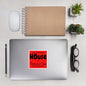 "HOUSE of Terence Clay red-box Retro Look" Bubble-free Stickers