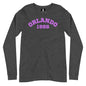 "Orlando 1886" purple-font Long-Sleeve Shirt