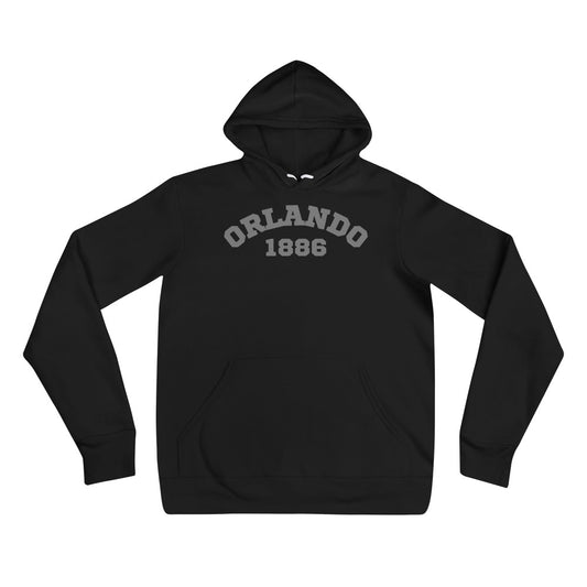 "Orlando 1886" gray-font Hoodie
