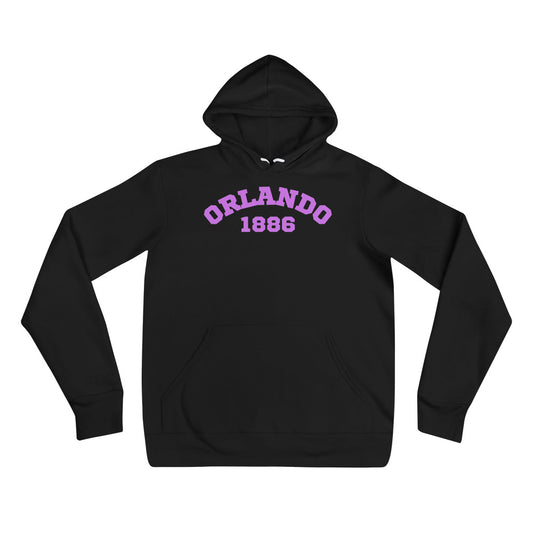 "Orlando 1886" purple-font Hoodie
