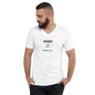 "HOUSE of Terence Clay 90's Retro-Look" V-Neck T-Shirt - White-Box on White