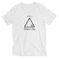 "HOUSE of Terence Clay logo" V-Neck T-Shirt - White