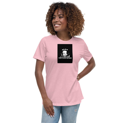 "CLAY Enterprise brand/logo x Terence Clay signature" Women's Relaxed Shirt