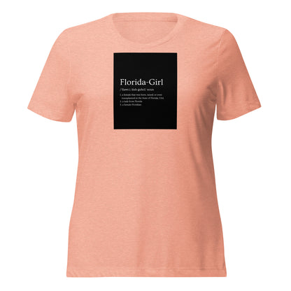 "Florida-Girl definition" Women’s tri-blend Relaxed Shirt