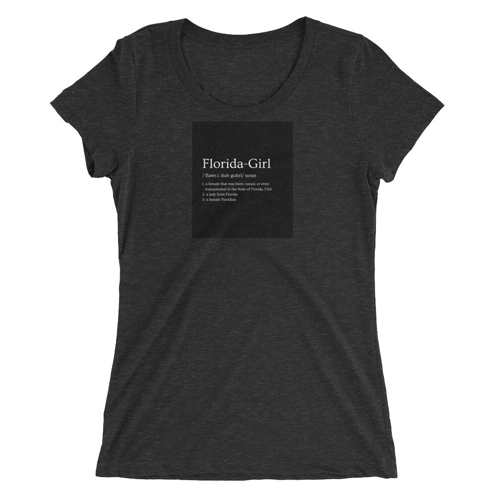 "Florida-Girl definition" Women's Short Sleeve Shirt