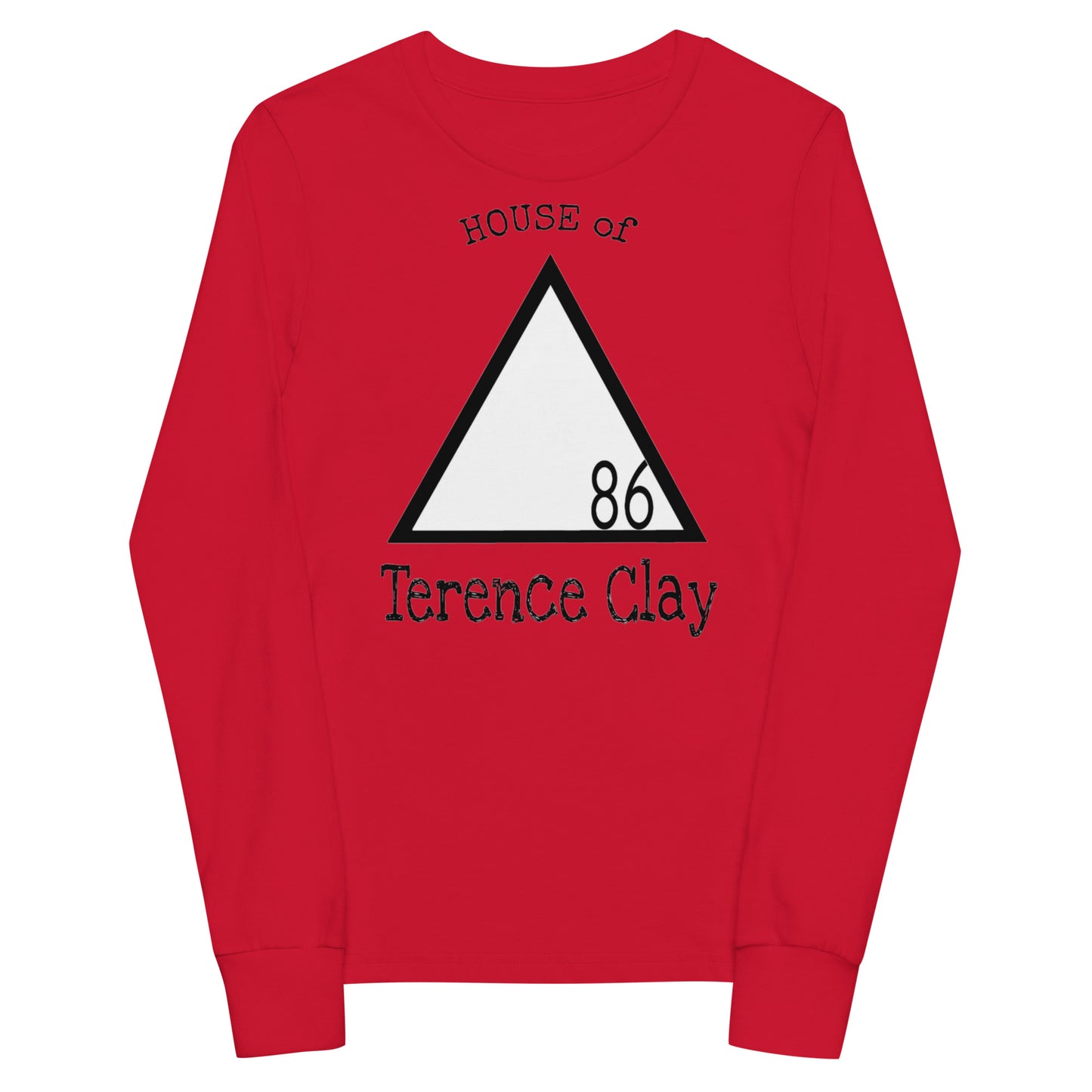 "HOUSE of Terence Clay logo" Youth Size Long-Sleeve Shirt