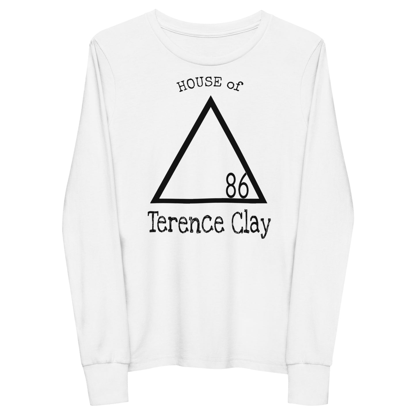 "HOUSE of Terence Clay logo" Youth Size Long-Sleeve Shirt